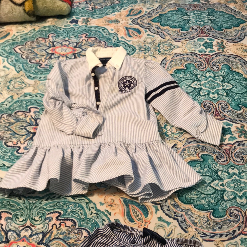 Girls Ralph Lauren Dress & matching underpants
